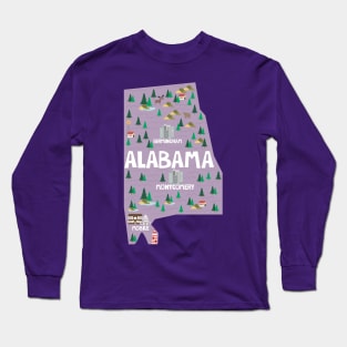 Alabama USA Long Sleeve T-Shirt